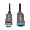 6616b76d8374804086182d7dfd0571ff Tripp Lite series USB 3.2 Gen 1 CL3-Rated Fiber Active Optical Cable (AOC) - Extension/Repeater, A M/F, Black, 10 m (33 ft.)