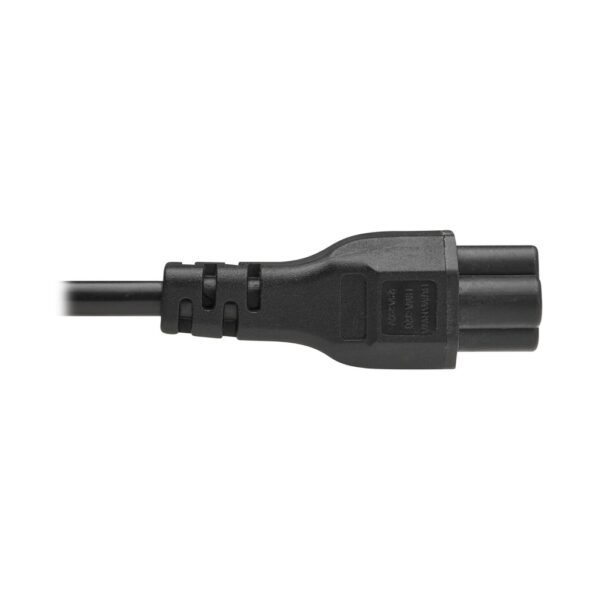 Tripp Lite series Laptop Power Cord, Schuko to C5 - 2.5A, 250V, H05VV-F, 2 m (6.6 ft.), Black - P058-02M-EU