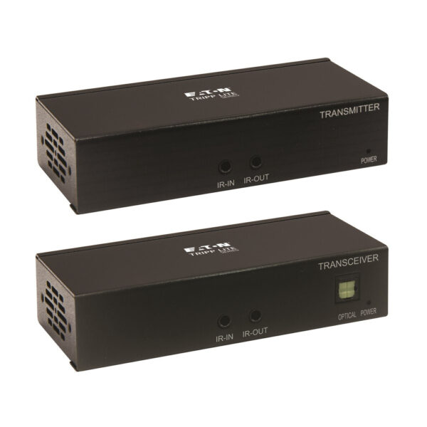 Tripp Lite series HDMI over Cat6 Extender Kit, Transmitter and Receiver with Repeater, 4K 60Hz, 4:4:4, IR, HDR, PoC, 230 ft., TAA