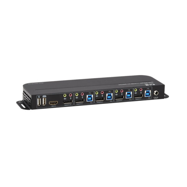 Tripp Lite series 4-Port DisplayPort/USB KVM Switch - 4K 60 Hz, HDR, HDCP 2.2, IR, DP 1.4, USB Sharing