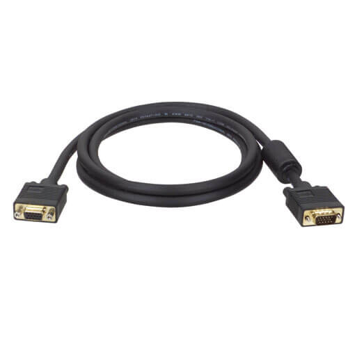Tripp Lite series VGA High-Resolution RGB Coaxial Cable (HD15 M/F)), 50 ft. (15.24 m)