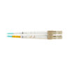 Tripp Lite series 10Gb Duplex Multimode 50/125 OM3 OFNP Fiber Patch Cable (LC/LC) - Aqua, 3 m (9.8 ft.), TAA