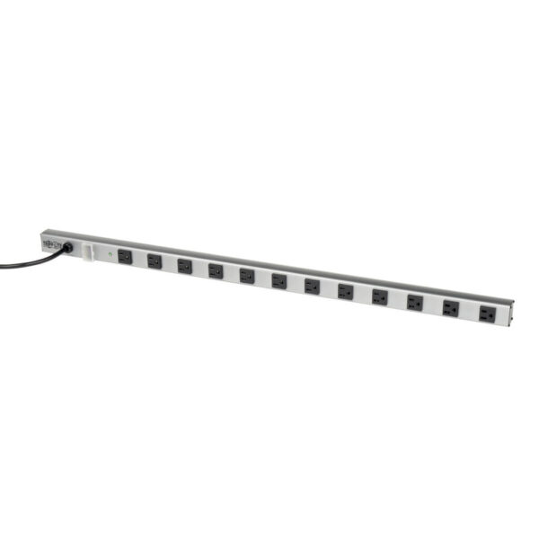 667ca78ad63a71abffa2f6bbdeb524b4 Tripp Lite series 12-Outlet Power Strip with Surge Protection, 15 ft. (4.57 m) Cord, 1050 Joules, 36 in. length