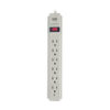 668578689886e9ff2b9716c80118ee54 Tripp Lite series Protect It! 6-Outlet Surge Protector, 15 ft. Cord, 1200 Joules, Diagnostic LED, Light Gray Housing