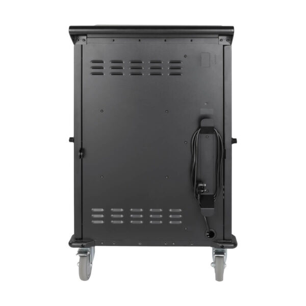 Tripp Lite series Multi-Device Charging Cart, 36 AC Outlets, Chromebooks and Laptops, 230V, BS 1363, Black