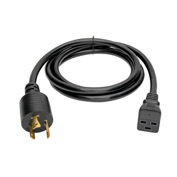 Tripp Lite series Power Cord, C19 to NEMA L6-20 - Heavy-Duty, 20A, 250V, 12 AWG, 12 ft. (3.66 m), Black