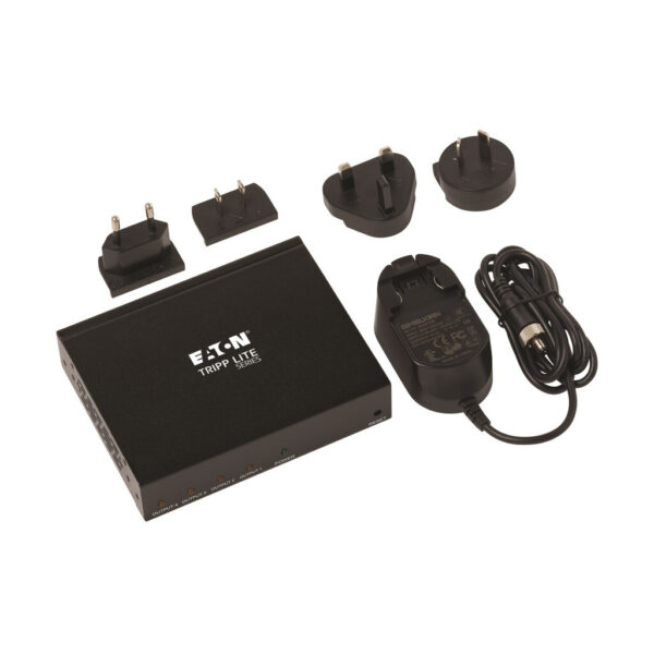 Tripp Lite series 4-Port HDMI Splitter - 4K @ 60 Hz, 4:4:4, Multi-Resolution Support, HDR, HDCP 2.2, TAA