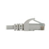 Tripp Lite series Cat6a 10G Snagless Molded UTP Ethernet Cable (RJ45 M/M), PoE, White, 3 ft. (0.9 m)