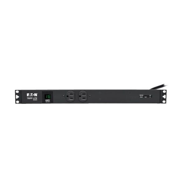 Tripp Lite 2kW 1-Phase Local Metered PDU with ISOBAR, 3840 Joules, 100-127V, 12x 5-20R, 2x 5-15R, L5-20P/5-20P, 15 ft. Cord, 1U Rack - PDUMH20-ISO
