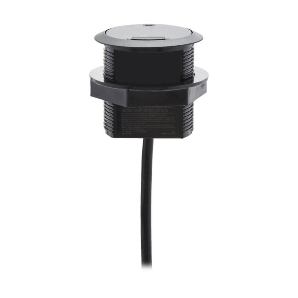 6729714dd45163109af25064d4df33ba Tripp Lite series Protect It! In-Desktop Power Grommet - NEMA 5-15P, 2x USB-A Charging, Surge Protection, 10 ft. Cord, Antimicrobial, Black