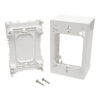 Tripp Lite series Single-Gang Surface-Mount Back Box, White, TAA