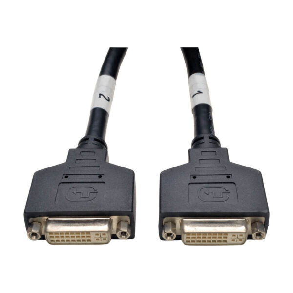 678bee2c1e4ef7cef3ba0fed54ee47ac Tripp Lite series DMS-59 to Dual DVI Splitter Y Cable (M to 2x DVI-I F), 1 ft. (0.31 m)