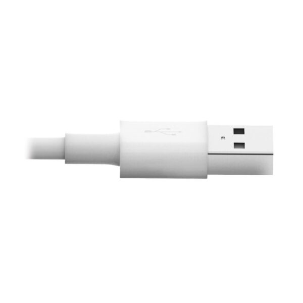 67ce27f0d3a91ccac89186a3cf9afe1d-1 Tripp Lite series USB-A to Lightning Sync/Charge Cable (M/M) - MFi Certified, White, 6 ft. (1.8 m)
