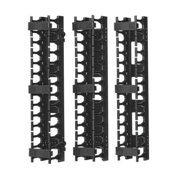 67da22225050e81699a588e50254185b Tripp Lite series SmartRack 3-in. (7.62 cm) Wide High Capacity Vertical Cable Manager - Double finger duct
