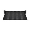 Tripp Lite series SmartRack Center-Mounted Steel Rack Shelf - 2U, Vented, 21.5 in. Deep, Holds up to 100 lb. (45 kg)