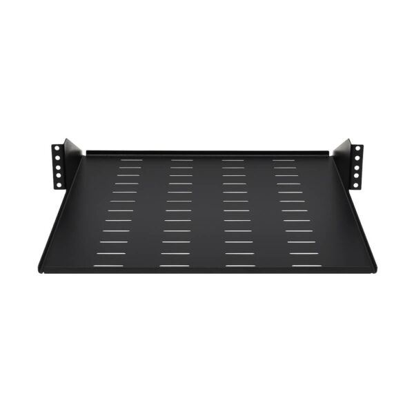 Tripp Lite series SmartRack Center-Mounted Steel Rack Shelf - 2U, Vented, 21.5 in. Deep, Holds up to 100 lb. (45 kg)