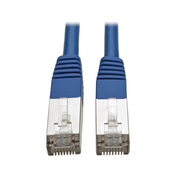 68203132b89358964bd2303c91a0aad8 Tripp Lite series Cat5e 350 MHz Molded Shielded (STP) Ethernet Cable (RJ45 M/M), PoE - Blue, 3 ft. (0.91 m)