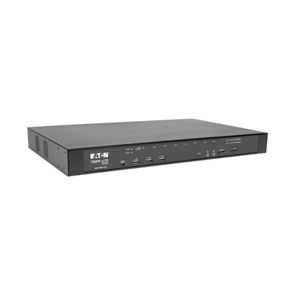 6833257f2a07b70297008d4edcfd9312 Tripp Lite series 8-Port Cat5 KVM over IP Switch with Virtual Media - 1 Local & 1 Remote User, 1U Rack-Mount, TAA