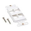 Tripp Lite series Center Plate Insert, Decora Style - Vertical, 4 Ports, TAA