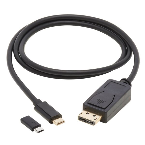 Tripp Lite series USB-C to DisplayPort Bi-Directional Active Adapter Cable (M/M), 4K 60 Hz, HDR, Locking DP Connector, 3 ft. (0.9 m), TAA