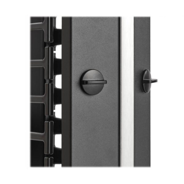 68d1d26cf0040256a94f22b4c177046e Tripp Lite series High-Capacity Vertical Cable Manager - Deep Double Finger Duct with Cover, Double Sided, 6 in. Wide, Black, 7 ft. (2.2 m)