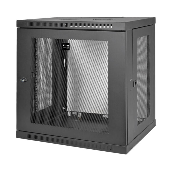Tripp Lite series SmartRack 12U Low-Profile Switch-Depth Wall-Mount Small Rack Enclosure