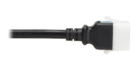 Tripp Lite series PDU Power Cords, C19 to P-Lock C20 - Heavy-Duty, 20A, 250V, 12 AWG, 6 ft. (1.8 m), Black, 6 Pack