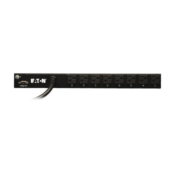 691283b3364d334b379e20a04b86292e Eaton 1.9kW Single-Phase Switched PDU - LX Interface, 120V Outlets (16 5-15/20R), L5-20P/5-20P Input, 12 ft. (3.66 m) Cord, 1U Rack-Mount, TAA
