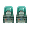 691cd8acfa6612bfeb63e2c06be06cbe-1 Tripp Lite series Cat6a 10G Snagless Shielded Slim STP Ethernet Cable (RJ45 M/M), PoE, Aqua, 7 ft. (2.1 m)