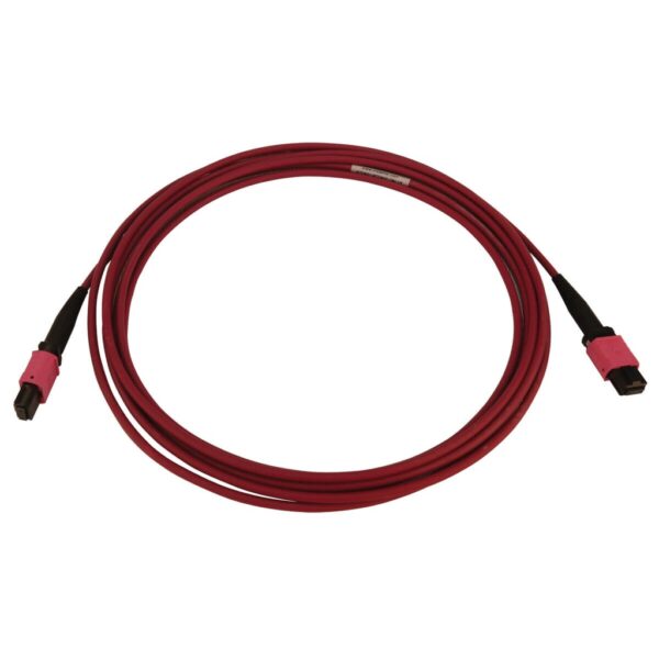 692979b974d4c6b9f71c10d28a576325 Tripp Lite series 100G Multimode 50/125 OM4 Fiber Optic Cable (12F MTP/MPO-PC F/F), LSZH, Magenta, 3 m (9.8 ft.)