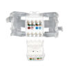 Tripp Lite series Toolless Cat6/5e Keystone Jack - White, TAA