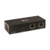 Tripp Lite series HDMI over Cat6 Receiver with Repeater, 4K 60Hz, HDR, 4:4:4, IR Transceiver, PoC, HDCP 2.2, 230 ft., TAA