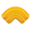 Tripp Lite series Toolless Horizontal 90-Degree Elbow for Fiber Routing System, 120 mm (5 in.)