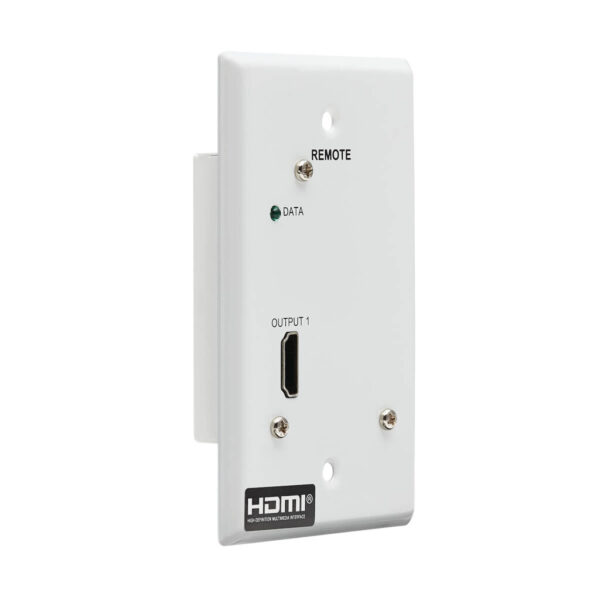 6948491d6f0340cd13defff04321cf71 Tripp Lite series 1-Port HDMI over Cat6 Receiver, Wall Plate - 4K 60 Hz, HDR, 4:4:4, PoC, HDCP 2.2, 230 ft. (70.1 m), TAA