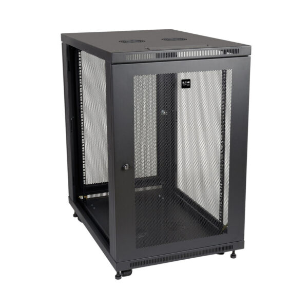 Tripp Lite series SmartRack 18U Mid-Depth Half-Height Rack Enclosure Cabinet