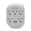 Tripp Lite series Protect It! 5-Outlet Surge Protector, Direct Plug-In, 1225 Joules, 1-Line RJ11 Protection