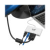 699e7e31769dd3f3fdd9a8cee81e2748 Tripp Lite series USB-C Multiport Adapter - 4K HDMI, VGA, USB 3.x (5Gbps) Hub Port, GbE, HDCP, White