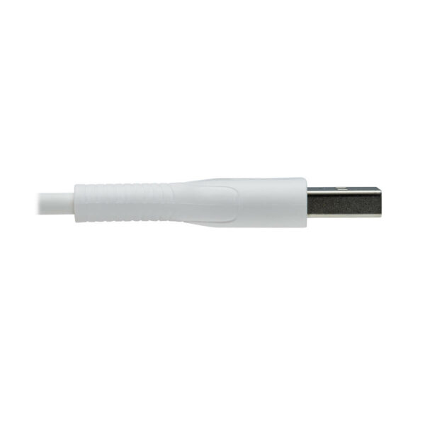 Tripp Lite series Safe-IT USB-A to Lightning Sync/Charge Antibacterial Cable (M/M), MFi Certified, White, 3 m (9.8 ft.)