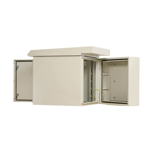 69bd98bc835c0994d3c9d691183ab83a Tripp Lite series SmartRack Industrial Enclosure - NEMA 3R, Wall Mount, Metal, Locking, Hinged Back, Fan With Thermal Switch, 32 in. Depth, 12U, Gray