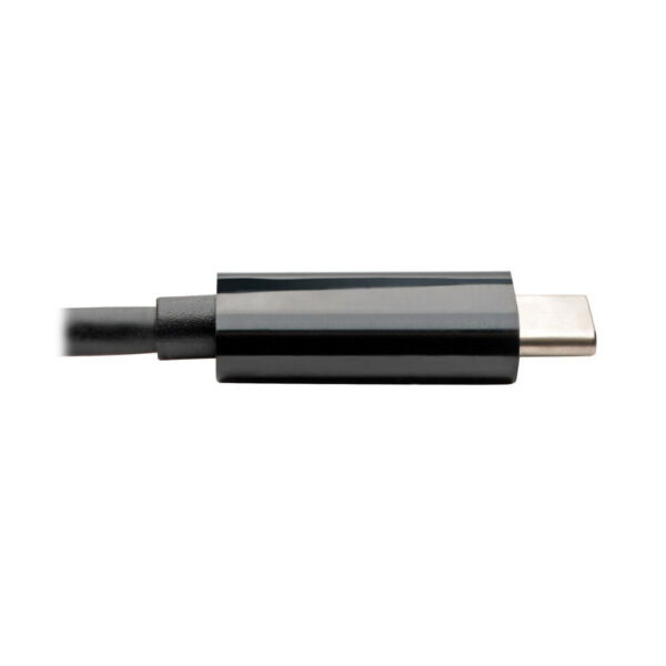 69c8fb14bf484f29d78522394fd15780 Tripp Lite series USB-C to VGA Adapter with PD Charging, Black - U444-06N-VB-C