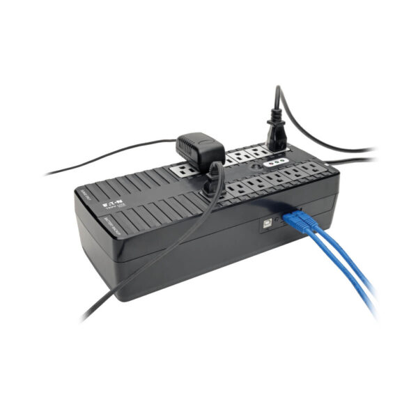 Tripp Lite series 750VA 450W Standby UPS - 12 NEMA 5-15R Outlets, 120V, 50/60 Hz, USB, 5-15P Plug, Desktop / Wall Mount