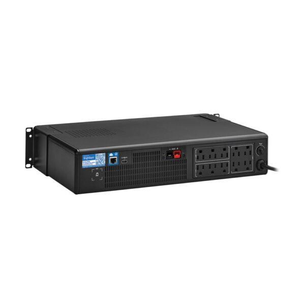 Tripp Lite 1.44kVA 1.05kW 120V Line-Interactive Cloud-Connected UPS - 10 5-15R Outlets, LCD, 5-15P Plug, 2U Rack/Tower - SMART1500LCDXNC