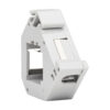 Tripp Lite series DIN-Rail Mounting Enclosure Module for Snap-In Keystone Jacks and Couplers, Left Cover, TAA
