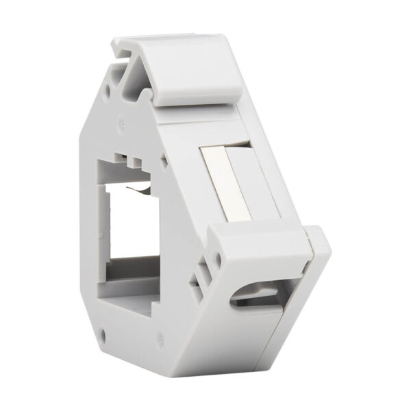 Tripp Lite series DIN-Rail Mounting Enclosure Module for Snap-In Keystone Jacks and Couplers, Left Cover, TAA