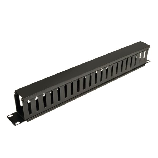 6ab60dfc44cd6273e9151d1f0f789f46 Tripp Lite series SmartRack 1U Horizontal Cable Manager - Finger duct with cover