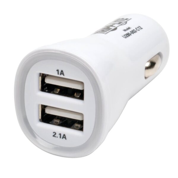 6adbfb5b0897042e5e6c4687acaccbfd Tripp Lite series Dual-Port USB Tablet / Phone Car Charger, 5V 3.1A / 15.5W