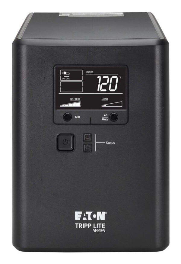 Tripp Lite 1.44kVA 1kW 120V Line-Interactive Cloud-Connected UPS - 10 5-15R Outlets (5 Surge-Only), LCD, 5-15P Plug, Tower - SMART1500LCDTXC