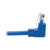 6b123b4c227f5ccefe54264da578d533 Tripp Lite series Down-Angle Cat6 Gigabit Molded UTP Ethernet Cable (RJ45 Right-Angle Down M to RJ45 M), Blue, 1 ft. (0.31 m)
