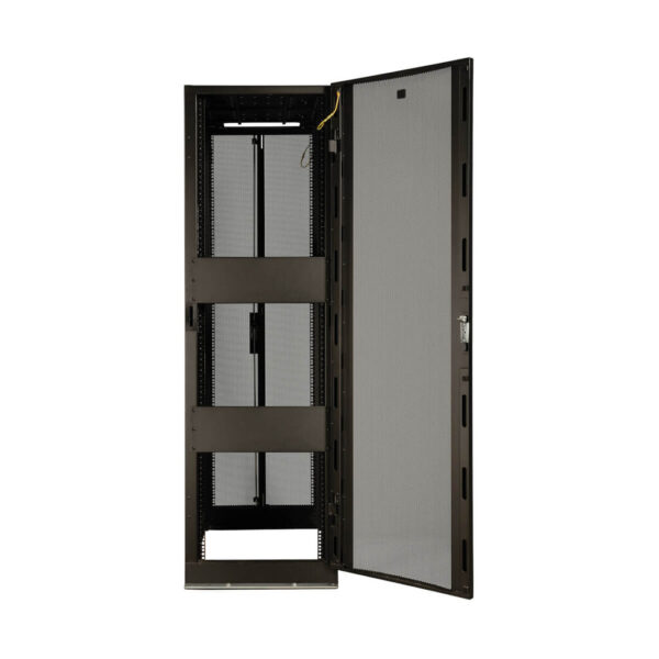 6b4b589a5b978dc7d57308ca4a296621 Tripp Lite series 42U SmartRack Seismic-Certified Standard-Depth Rack Enclosure Cabinet with doors & side panels