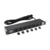 Tripp Lite series 1U Rack-Mount Power Strip, 120V, 15A, 5-15P, 12 Right-Angle 5-15R Outlets (6 Front-Facing, 6 Rear-Facing), 15 ft. (4.57 m) Cord